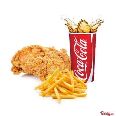 COMBO 5 - 1 MIẾNG GÀ GIÒN + Khoai + 1 Coca-Cola