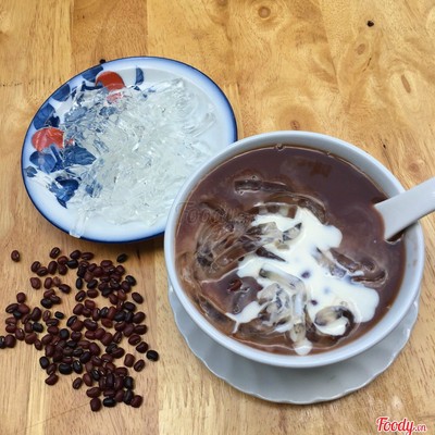 Chè Đậu Đỏ Thạch Sợi Cốt Dừa