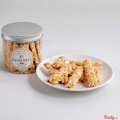 Hanh Nhan Pho Mai Que - Hop 100g (Cheese Sticks)