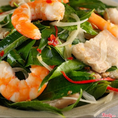 Gỏi lá cóc tôm thịt