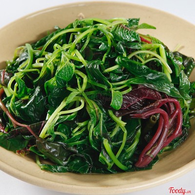 Rau dền luộc