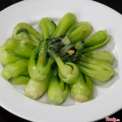 Cải thìa xào tỏi
