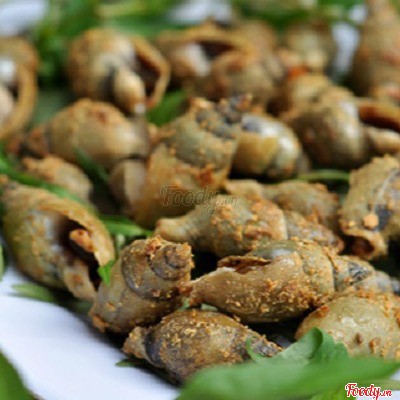 Ốc cà na rang muối