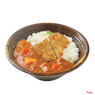 Cơm cà-ri bò & thịt heo tẩm bột