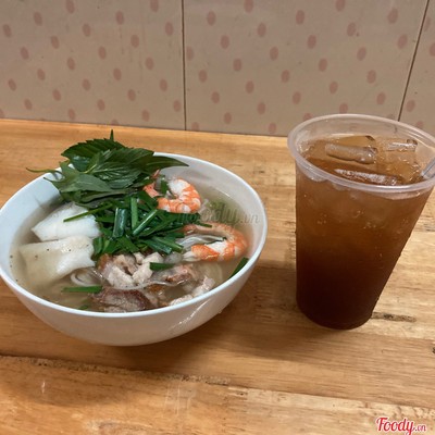Combo bún đầy đủ + trà tắc