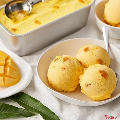 Mango sorbet