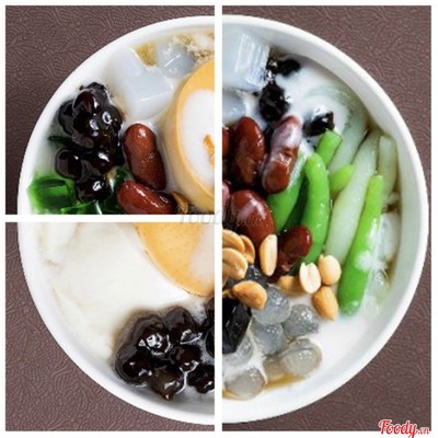 Combo 3ly: 1 thập cẩm flan + 1 thập cẩm + 1 tàu hủ trân châu đen