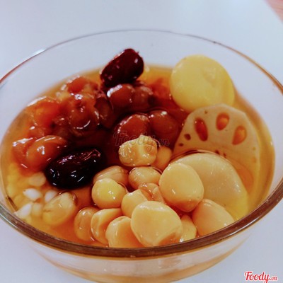 Chè Nhản Nhục Củ Năng Hạt Sen