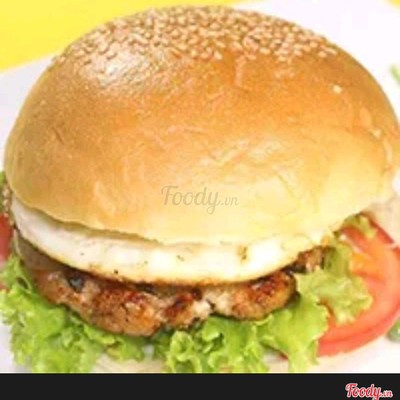 Hamburger Gà Trứng