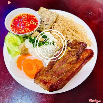 Cơm Tấm Ba Rọi + Bì + Chả