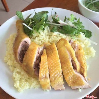 Cơm Gà Đùi Luộc