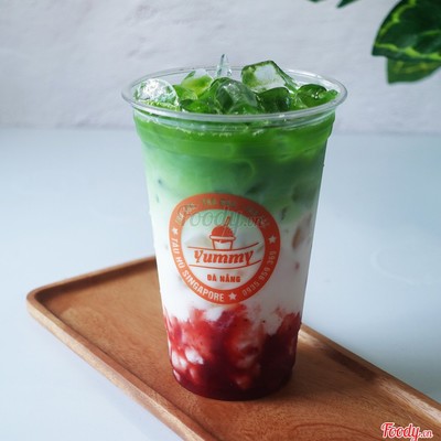 Matcha latte dâu