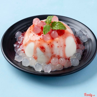 Tàu Hũ Sốt dâu + trân châu trắng