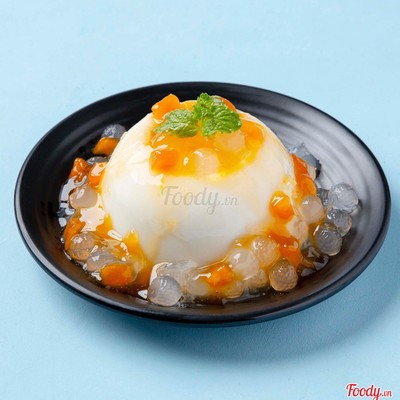 Tàu Hũ Sốt xoài + trân châu trắng