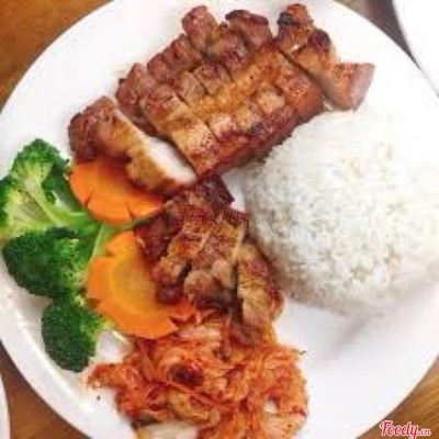 Cơm ba rọi nướng