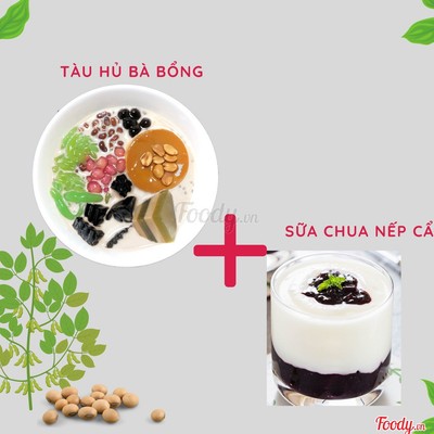CB 7 (1 TÀU HỦ BÀ BỔNG +  3 SỮA CHUA NẾP CẨM)