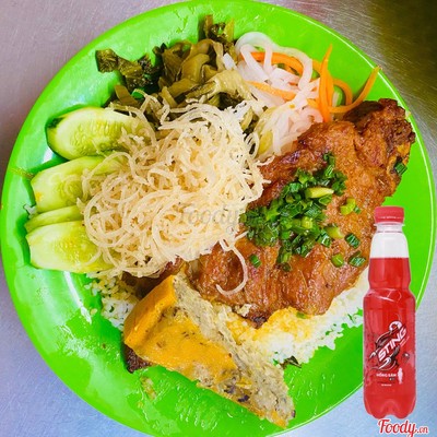 Cơm Tấm Sườn Bì Chả + Sting