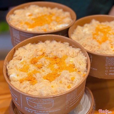 Bông lan trứng muối truyền thống (chà bông heo) PHẦN NHỎ