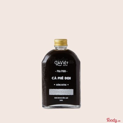 Cà Phê Đen Đóng Chai