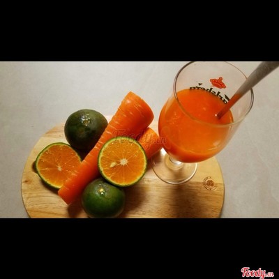 Nước ép cam- carot