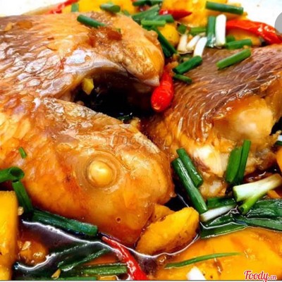 Cá Diêu Hồng Kho