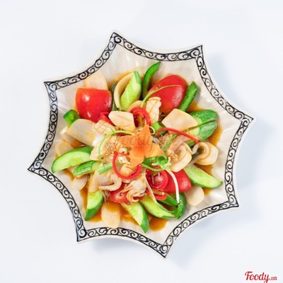 Mực xào chua ngọt nhỏ
