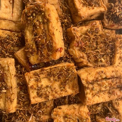 CƠM ĐẬU HŨ CHIÊN + TRỨNG  CHIÊN