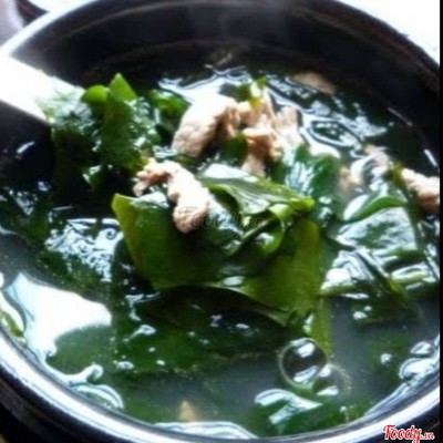 Canh Rong Biển Thịt Bằm