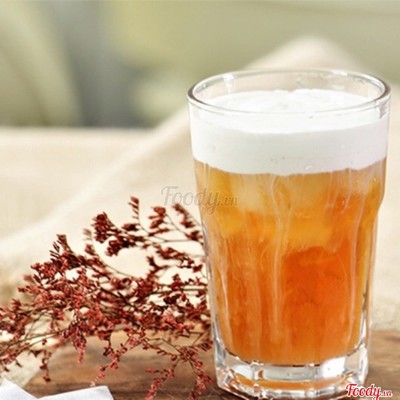 Trà đen foam cheese