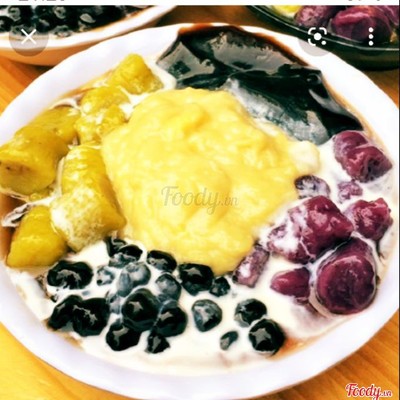 Chè khoai dẻo sầu riêng