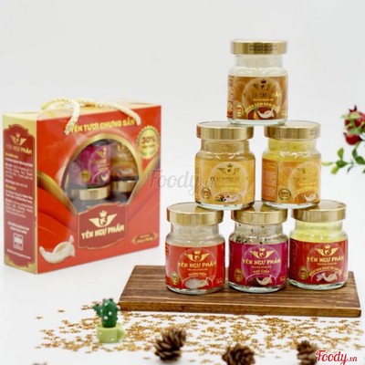 Hộp Quà 6 Hũ Yến Chưng Đủ Vị 70ml/Hũ