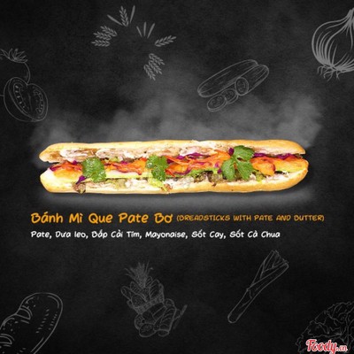Bánh Mì Que Pate Bơ