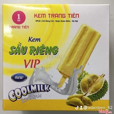 Kem tràng tiền sầu riêng