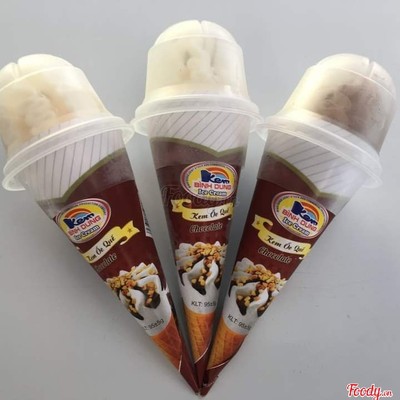 Kem ốc hoa socola