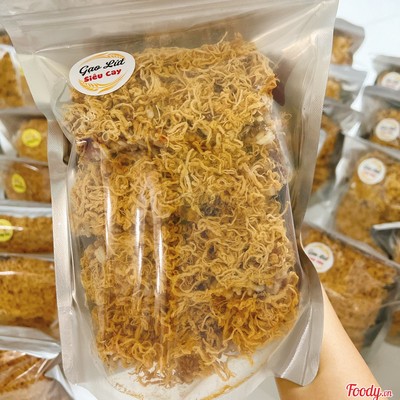 Cơm cháy gạo lứt siêu chà bông siêu cay 250gram