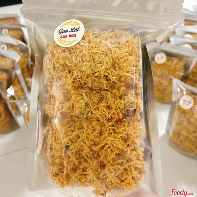 Cơm cháy gạo lứt siêu chà bông cay vừa 250gram