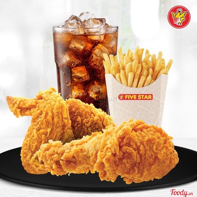 2 Gà Giòn + Khoai Tây + Pepsi