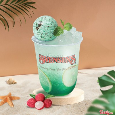 Soda Vải Bạc Hà
