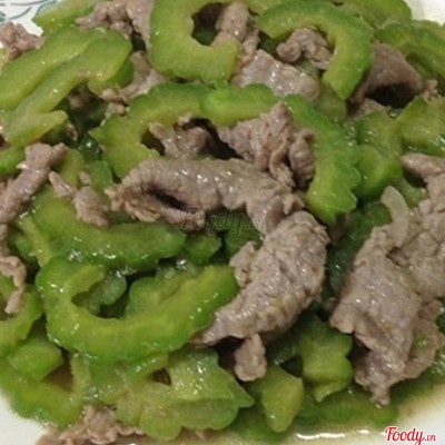 CƠM KHỔ QUA XÀO THỊT