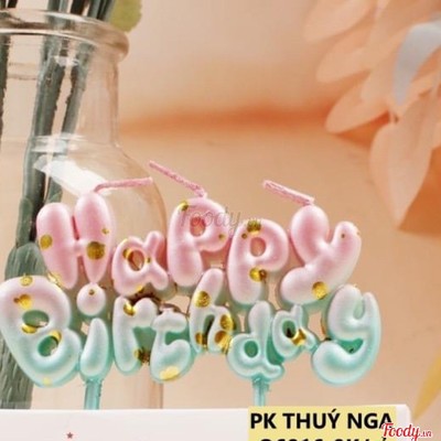 Nến HappyBirthDay xinh