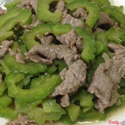 KHỔ QUA XÀO THỊT ĂN THÊM