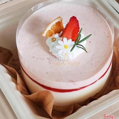 Bánh kem bento kem dâu