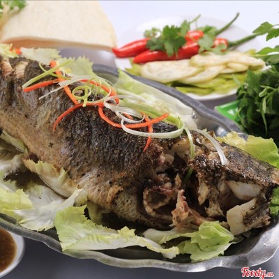 Cá Lóc Hấp Cuốn Bánh Tráng