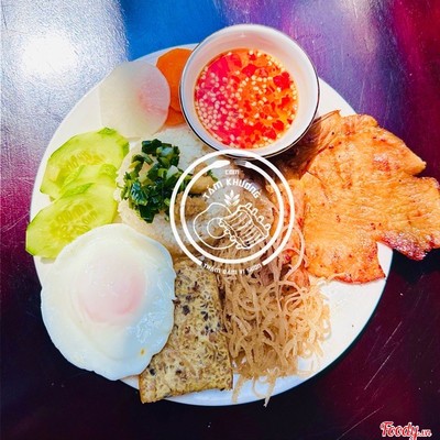 Cơm Tấm Sườn Miếng + Bì+ Chả+ Ốp La