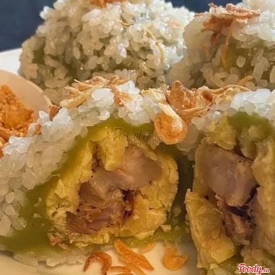 Xôi Khúc Nóng + Muối Mè