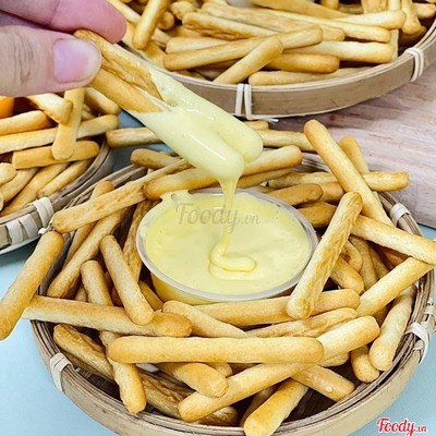 Bánh Que Sốt Kem Trứng