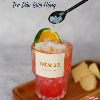 Trà Dâu Bưởi Hồng