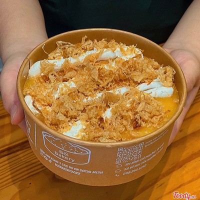 Bông lan mix 2 sốt chay