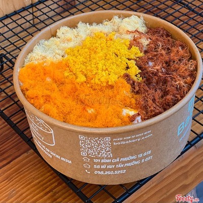 Bông lan trứng muối mix 3 chà bông