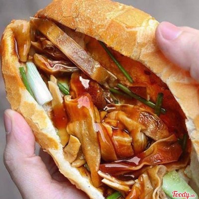 Combo Cà Phê + Bánh Mì: Bánh Mì Tai Heo Sốt Mắm + Cafe Bất Kì